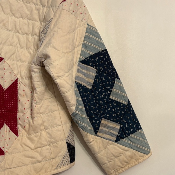 Psychic Outlaw Depression Era Lantern Quilt Patchwork Coat - Picture 12 of 16